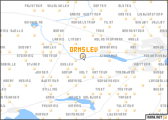 map of Ormslev