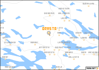 map of Ormsta