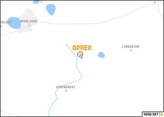 map of Ornek