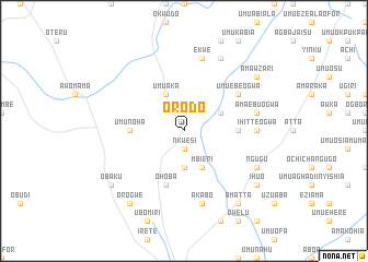 map of Orodo