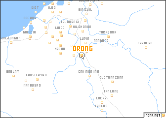 map of Orong