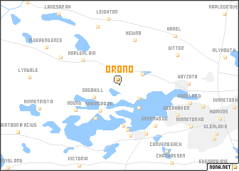 map of Orono