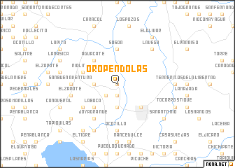 map of Oropéndolas