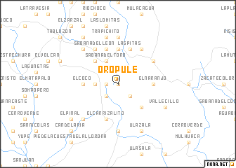 map of Oropule