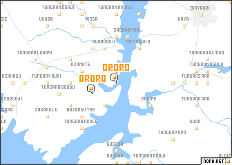 map of Ororo