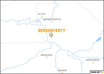 map of Oroshayemyy