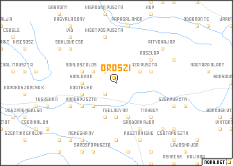 map of Oroszi