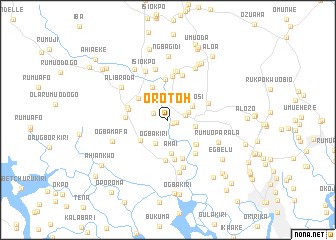 map of Orotoh