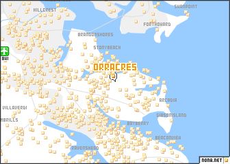 map of Orr Acres