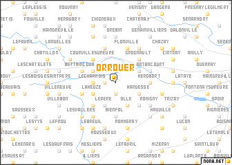 map of Orrouer