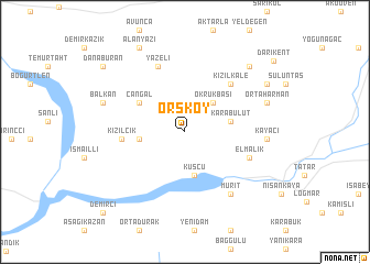 map of Örsköy