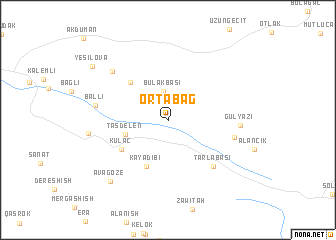 map of Ortabağ