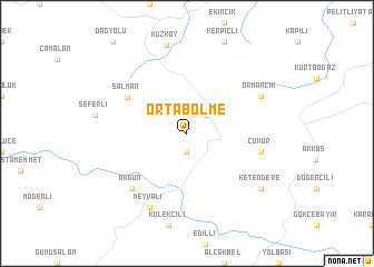 map of Ortabölme