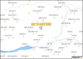 map of Ortaharman