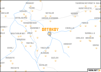 map of Ortaköy