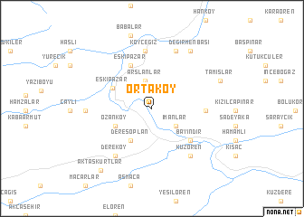 map of Ortaköy