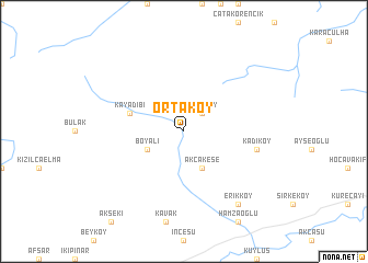 map of Ortaköy