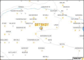 map of Ortaköy