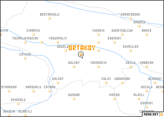 map of Ortaköy