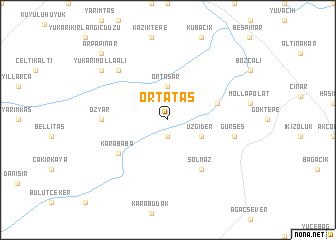 map of Ortataş