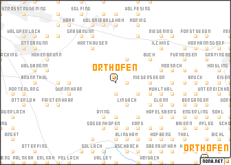 map of Orthofen