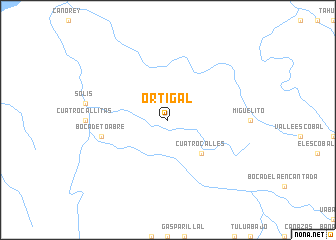 map of Ortigal