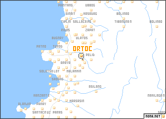map of Ortoc