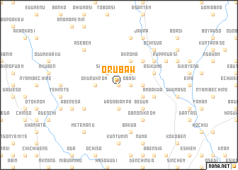 map of Orubaw