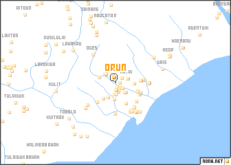 map of Orun