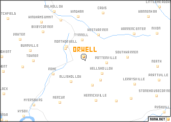 map of Orwell