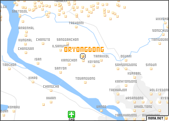 map of Oryong-dong