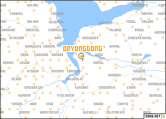 map of Oryong-dong