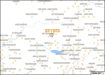 map of Oryong