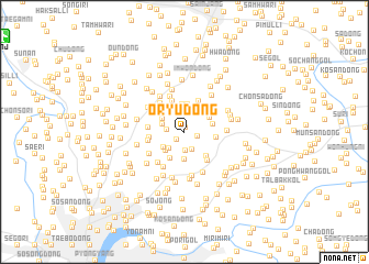 map of Oryu-dong