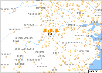 map of Oryu-gol
