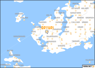 map of Oryu-ri