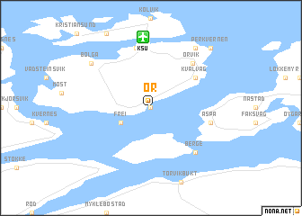 map of Or