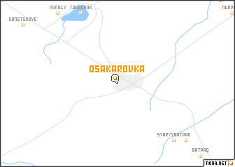 map of Osakarovka