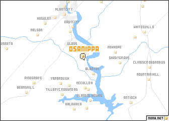 map of Osanippa