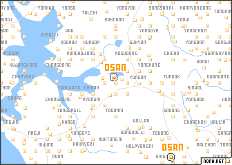 map of Osan