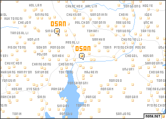 map of Osan