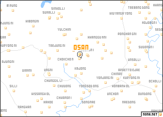 map of Osan
