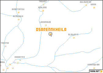 map of Osar en Nkheïla