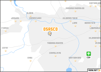 map of Osasco