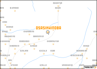 map of Osasimwinoba