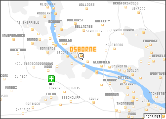 map of Osborne