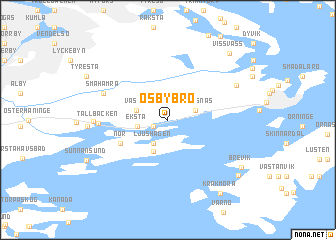 map of Ösbybro
