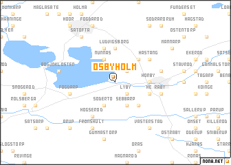 map of Osbyholm