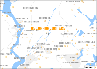 map of Oscawana Corners