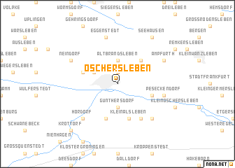 map of Oschersleben